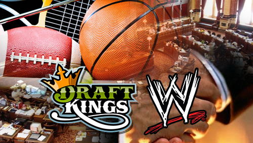 Iowa, Kansas make moves to pass daily fantasy sports bills; DraftKings partners with WWE