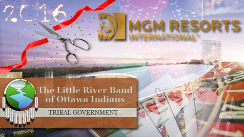 MGM's Maryland casino on track for 2016 opening; Ottawa tribe pushing for raceway to become casino