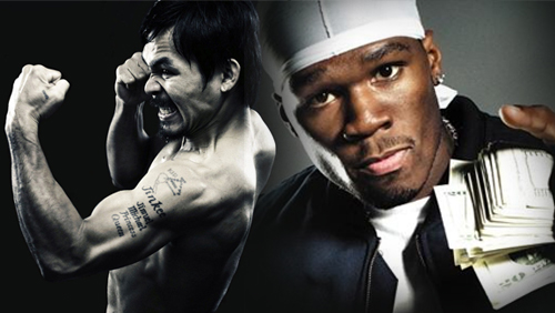 PacMan getting all the early action; 50 Cent plans to drop $1.6m on Money May
