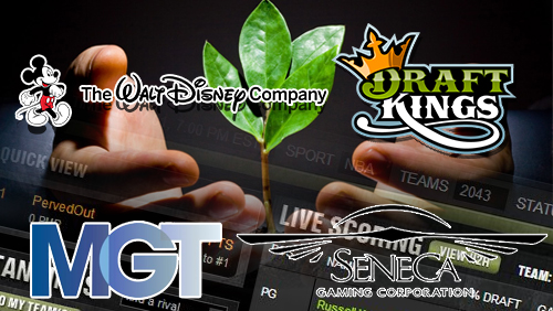 Walt Disney eyes venture with DraftKings; MGT and Seneca Gaming to launch daily fantasy sports site