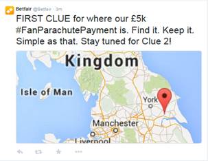 Fan Finds £5,000 ‘Fan Parachute Payment’ dropped from Drone Over Hull
