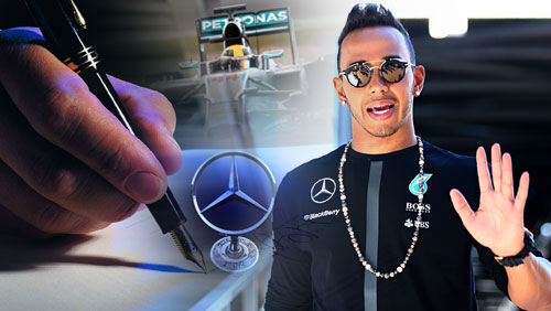 Lewis Hamilton Signs £100m Mercedes Deal
