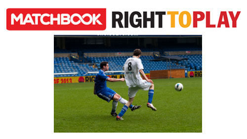 Matchbook to support Right To Play World Cup at Stamford Bridge