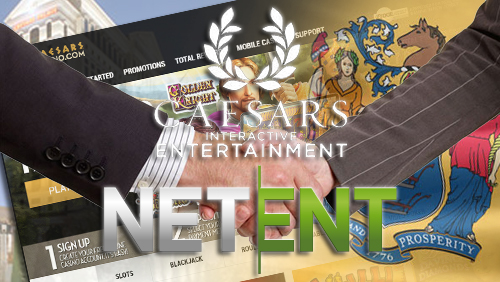 NetEnt enters agreement with Caesars Interactive Entertainment in New Jersey