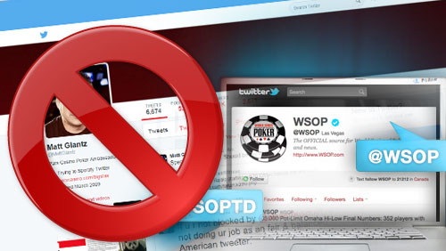 Matt Glantz Blocked by WSOP TD Jack Effel on Twitter; Kerstetter Asks if Teenage Girls are Running the WSOP Twitter Accounts