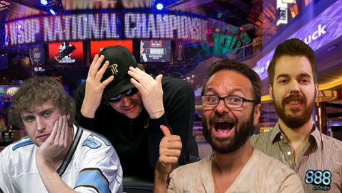 WSOP National Championships Day 1: Hellmuth and Riess Fall; Negreanu and Nitsche in Contention With 49 Left