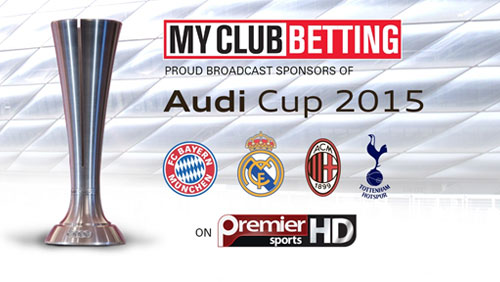 MYCLUBBETTING.COM announce Audi Cup partnership