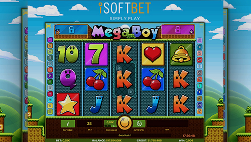 iSoftBet launches its latest original slot title: Mega Boy