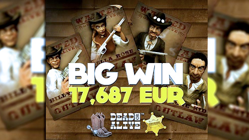 New player makes first deposits and lands a €17,000 win right away!