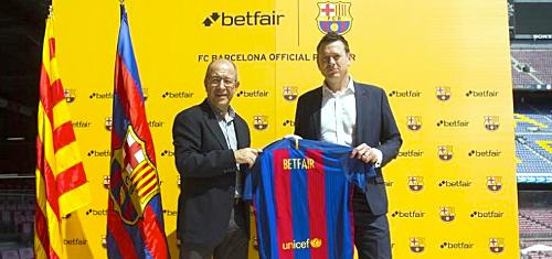 Betfair ink FC Barcelona deal as betting sites scramble for football sponsorships