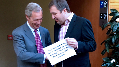 Tony G Banks on Regular Losses to Daniel Negreanu in UKIP Leadership Campaign