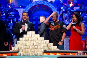 Greg Merson is overcome with emotion after winning the 2012 WSOP Main Event