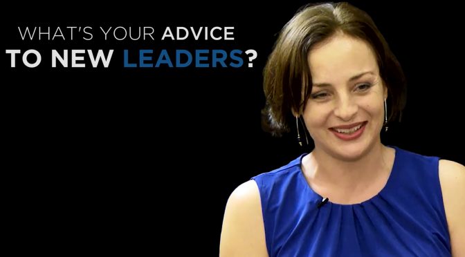 Rosalind Wade: Shared Experience - What's your advice to new leaders?