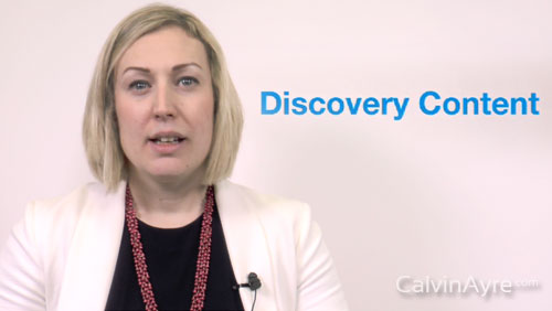 Content Marketing Tip of the Week: Discovery Content