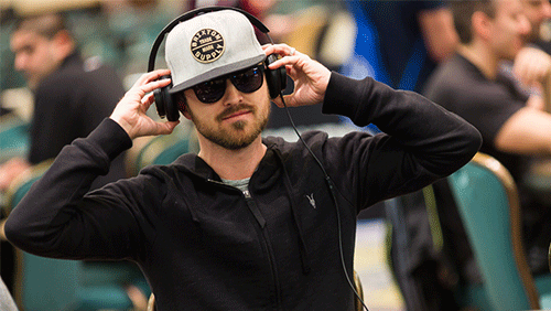 Hollywood star, Aaron Paul, joins the action at the PokerStars championship Bahamas