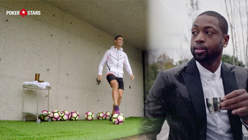 Cristiano Ronaldo and Dwyane Wade showcase impressive skills with drones to bring PokerStars #raiseit campaign to a close