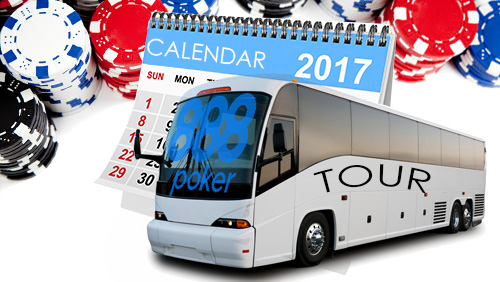 888Poker announces 2017 tour dates for 888Live and 888Local festivals