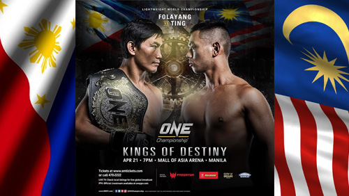 ONE: KINGS OF DESTINY ANNOUNCES STACKED CARD FOR MANILA THIS 21 APRIL