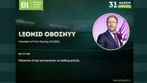 How top tournaments influence gambling activity: report of Leonid Oboznyy