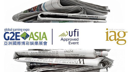 G2E ASIA ANNOUNCES LAUNCH OF NEW G2E ASIA DAILY NEWSPAPER FOR 2017 SHOW