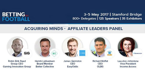 GIG, Better Collective, Easyodds and OLBG debate affiliate M&A at Betting on Football 2017