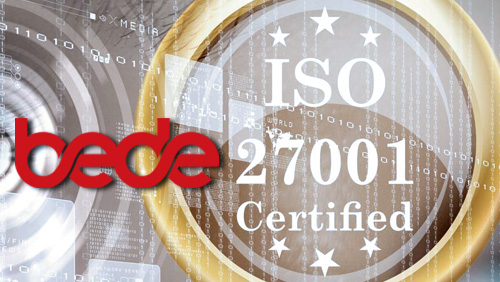 Bede Gaming awarded ISO 27001 certification