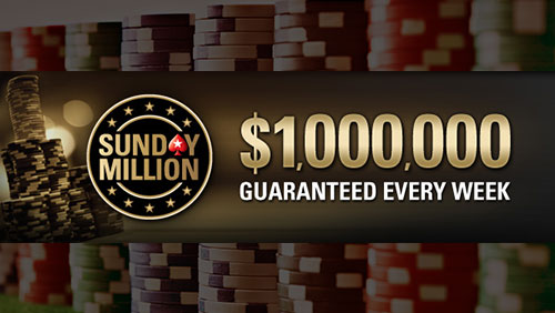POKERSTARS LAUNCHES FIRST EVER SUNDAY MILLION LIVE WITH €1 MILLION GUARANTEE
