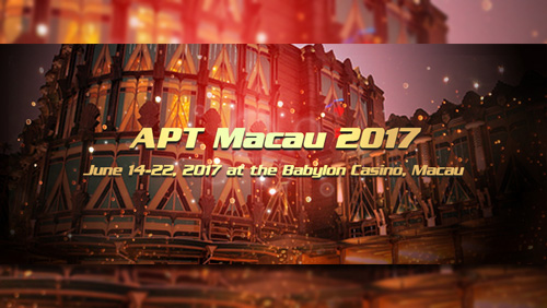 Asian Poker Tour announces APT Macau 2017 schedule