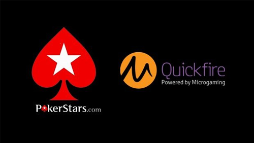 Microgaming casino games live on PokerStars via Quickfire