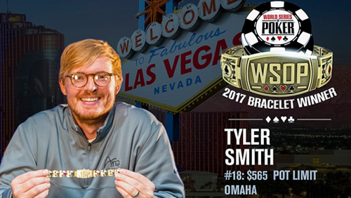 WSOP Review: impressive turnout for $565 PLO as Tyler Smith takes gold