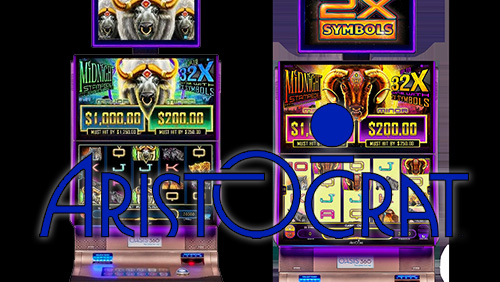 Aristocrat’s new Midnight Stamped e-series family of games charges into casinos across N. America