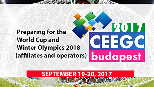 CEEGC 2017 Budapest Agenda for Day 2 revealed – Affiliate and Operators preparing for 18’s main events (Fifa World Cup and the Winter Olympics)