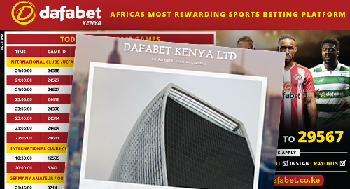 Dafabet Kenya sued for name infringement by local design firm