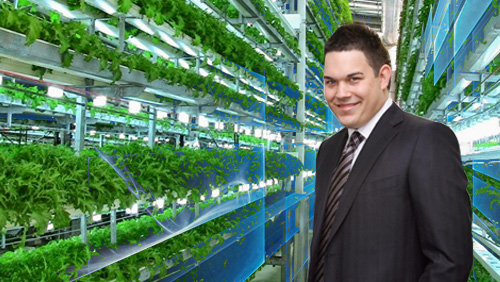 Former Intabill founder Daniel Tzvetkoff is running a vertical farm