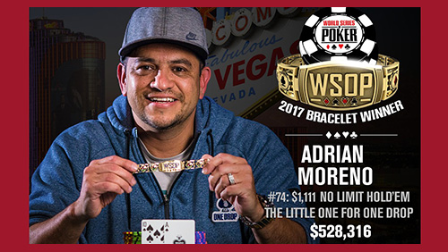 WSOP Review: Adrian Moreno Wins the Little One For One Drop