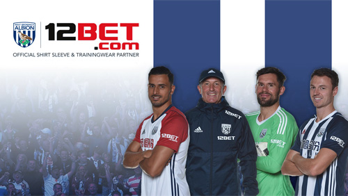 12BET announced as West Bromwich Albion’s first ever shirt-sleeve sponsor