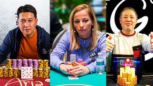 Live tournament news: Sean Yu; Anna Antimony & Leung Cheung headline