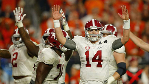 Alabama Becoming Bigger Favorite to Win National Championship