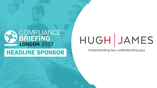 Hugh James Confirmed As Headline Sponsor For Compliance Briefing: London