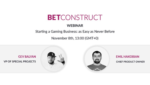 BetConstruct Webinar: Starting a gaming business: as easy as never before