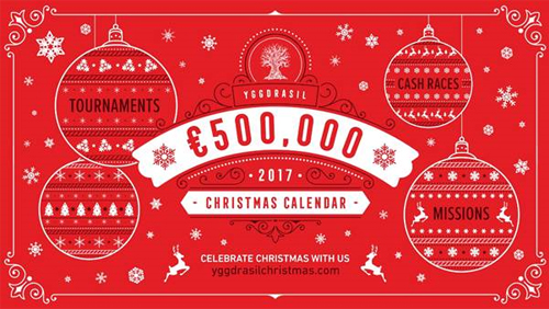 Yggdrasil enters festive spirit with €500,000 Christmas Calendar campaign
