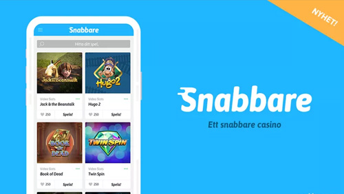 ComeOn launches “Snabbare.com”, a new and exciting casino on the Swedish market