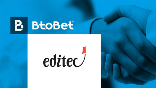 TOP OPERATOR EDITEC CHOSE BTOBET AS TECHNOLOGICAL PARTNER TO GROW ITS BUSINESS ON LINE, ACROSS THE WHOLE AFRICAN CONTINENT