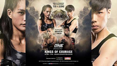 COMPLETE CARD ANNOUNCED FOR ONE: KINGS OF COURAGE