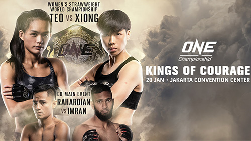 LIVE ONE CHAMPIONSHIP BOUTS TO STREAM ON TWITTER BEGINNING 20 JANUARY