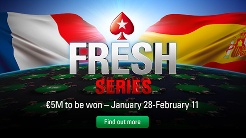 Pokerstars ‘FRESH’ series launches with €5 million guarantee