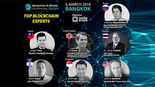 Cryptocurrency investments, blockchain trends and industry development vectors will be discussed at Blockchain & Bitcoin Conference Thailand