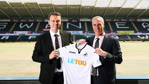 Expect Swansea City’s home shirts to look a little different at Burnley match