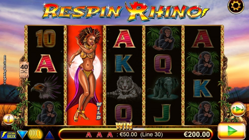 Lightning Box charges ahead with Respin Rhino slot