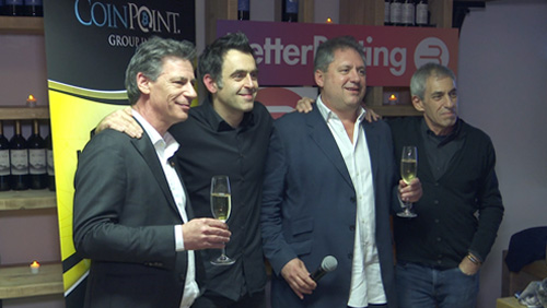 Snooker champ Ronnie O’Sullivan attends CoinPoint’s Bitcoin Cash Party